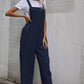 Wide Leg Overalls with Front Pockets