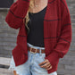 Striped Open Front Cardigan Sweater