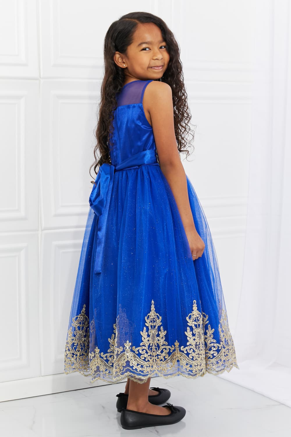 Kid's Dream Let's Dance Formal Tutu Dress in Royal Blue