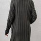 Cable-Knit Button Down Longline Cardigan with Pockets