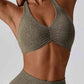 Halter Neck Sleeveless Sports Bra