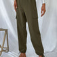 Drawstring Ankle Cargo Pants