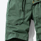 Drawstring Waist Button and Zipper Closure Cargo Shorts