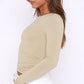 Round Neck Long-Sleeve Top