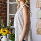 Heimish Full Size Ditsy Floral Ruffled Blouse