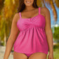 Full Size Adjustable Strap Tankini Set