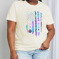 Simply Love Full Size NEVER GIVE UP Graphic Cotton Tee