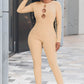 Cutout Round Neck Jumpsuit