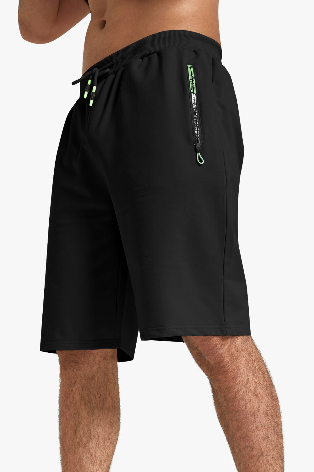 Contrast Drawstring Waist Shorts