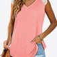 Spliced Lace Curved Hem Blouse