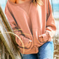 Dropped Shoulder Sweatshirt with Kangaroo Pocket