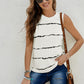 Striped Round Neck Tank