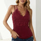 Lace Double Spaghetti Strap Cami Top