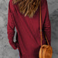 Floral Round Neck Thumbhole Sleeve Top