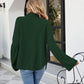 Curved Hem Turtleneck Sweater