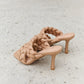 Forever Link Double Braided Strap Mule Heels