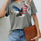 US Flag Eagle Graphic Tee
