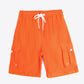 Drawstring Waist Cargo Shorts