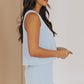 Layered Sleeveless Round Neck Romper