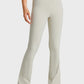 Elastic Waist Flare Yoga Pants