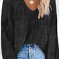 V-Neck Long Sleeve Top