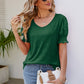Flounce Sleeve V-Neck Tee