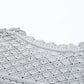 Openwork Scalloped Trim Knit Top