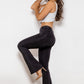Buttoned Flare Jeans