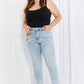 Lovervet Full Size Raw Hem High-Waisted Jeans