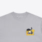 Graphic Dropped Cotton Tee Shirt