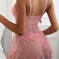 Adjustable Spaghetti Strap Lace Babydoll with Thong