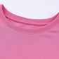 Side Slit Drop Shoulder Sweatshirt