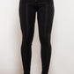 Side Stripe Zip Closure High Waist Jeans