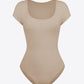 Scoop Neck Short Sleeve Bodysuit