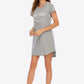 Animal Graphic Round Neck T-Shirt Dress