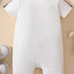 Baby MINI BOSS Bear Graphic Short Sleeve Jumpsuit