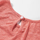 Girls Elastic Waist Long Sleeve Romper with Pockets