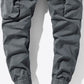 Drawstring Elastic Waist Cargo Joggers