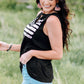 Stars and Stripes Cutout Tank Top
