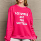 Simply Love Full Size LEFTOVERS ARE FOR QUITTERS Graphic Sweatshirt
