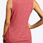 Curved Hem Square Neck Tank