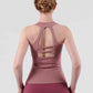 Crisscross Cutout Sports Tank