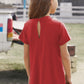 Girls Cutout Short Sleeve T-Shirt