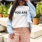 Simply Love Full Size YOU ARE ENOUGH Short Sleeve T-Shirt