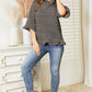 Ninexis Full Size Raglan Sleeve Ruffled Hoodie with Pocket