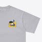 Graphic Dropped Cotton Tee Shirt
