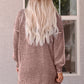 Heathered Open Front Longline Cardigan