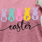 HAPPY EASTER Graphic Round Neck T-Shirt
