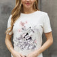 Simply Love Full Size Flower Graphic Cotton Tee