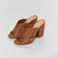 Qupid Pier Walk Jute Block Heel Slide